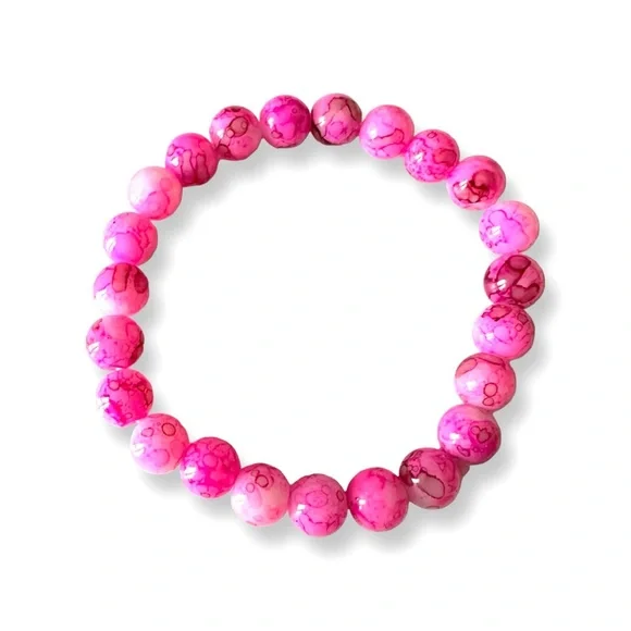 ⭐️ 5 for $25 Glass Crystal Beaded Stretchy Bracelet - Picture 2 of 7